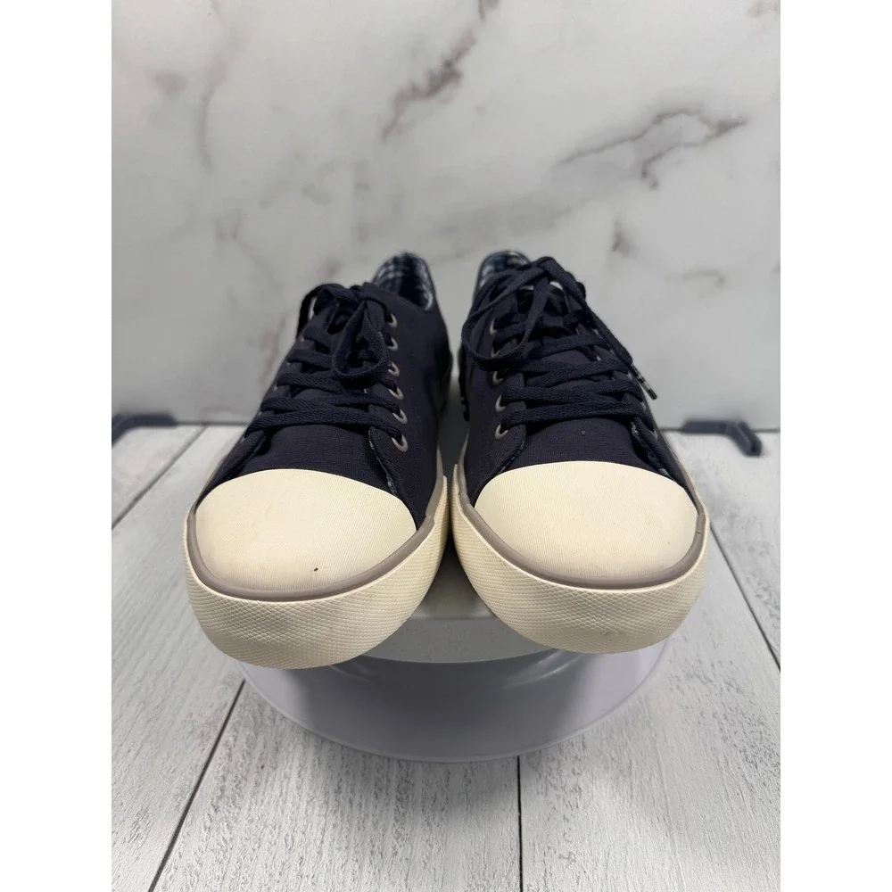 Ben‎ Sherman Men Sneakers Canvas Navy Casual Lace Up Size 10.5
